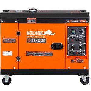 Generador Diesel Kolvok Insonoro 5.5kVA 220V Mod.GS700D