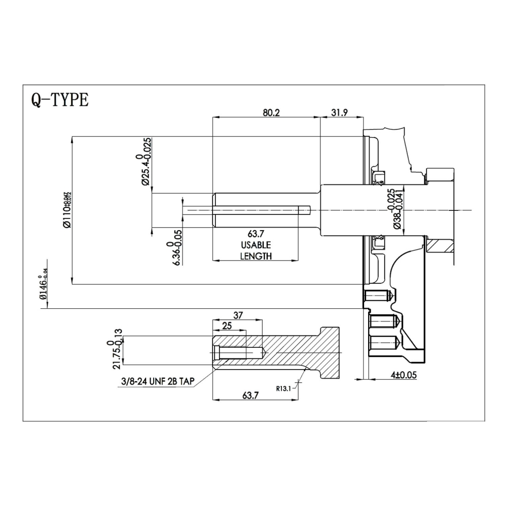 MOTOR SDS POWER 26HP P ELECTRICA SG720Q EJE RECTO 2