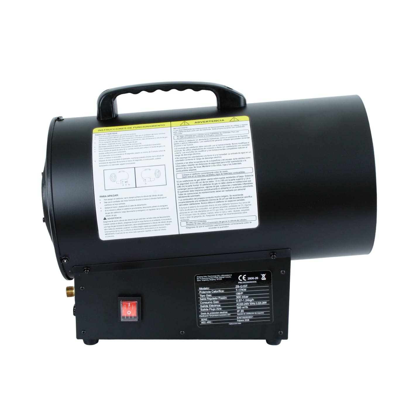 TURBOCALEFACTOR EVEREST GAS LICUADO 17KW 3
