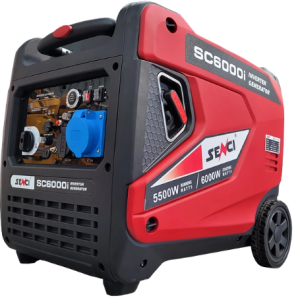GENERADOR INVERTER SENCI SILENCIOSO 6000W 220V P/ELECTRICA MOD.SC6000I