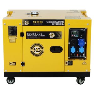 GENERADOR DIESEL SDS POWER 6.5KVA 220V INSONORO MOD.SDG8500S