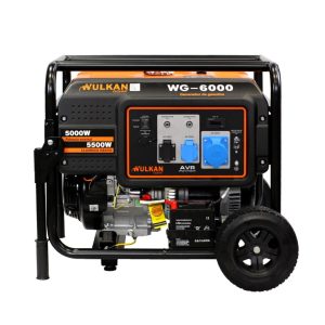 GENERADOR BENCINERO WULKAN 5.5KW 220V P/ELECTRICA MOD.WG-6000