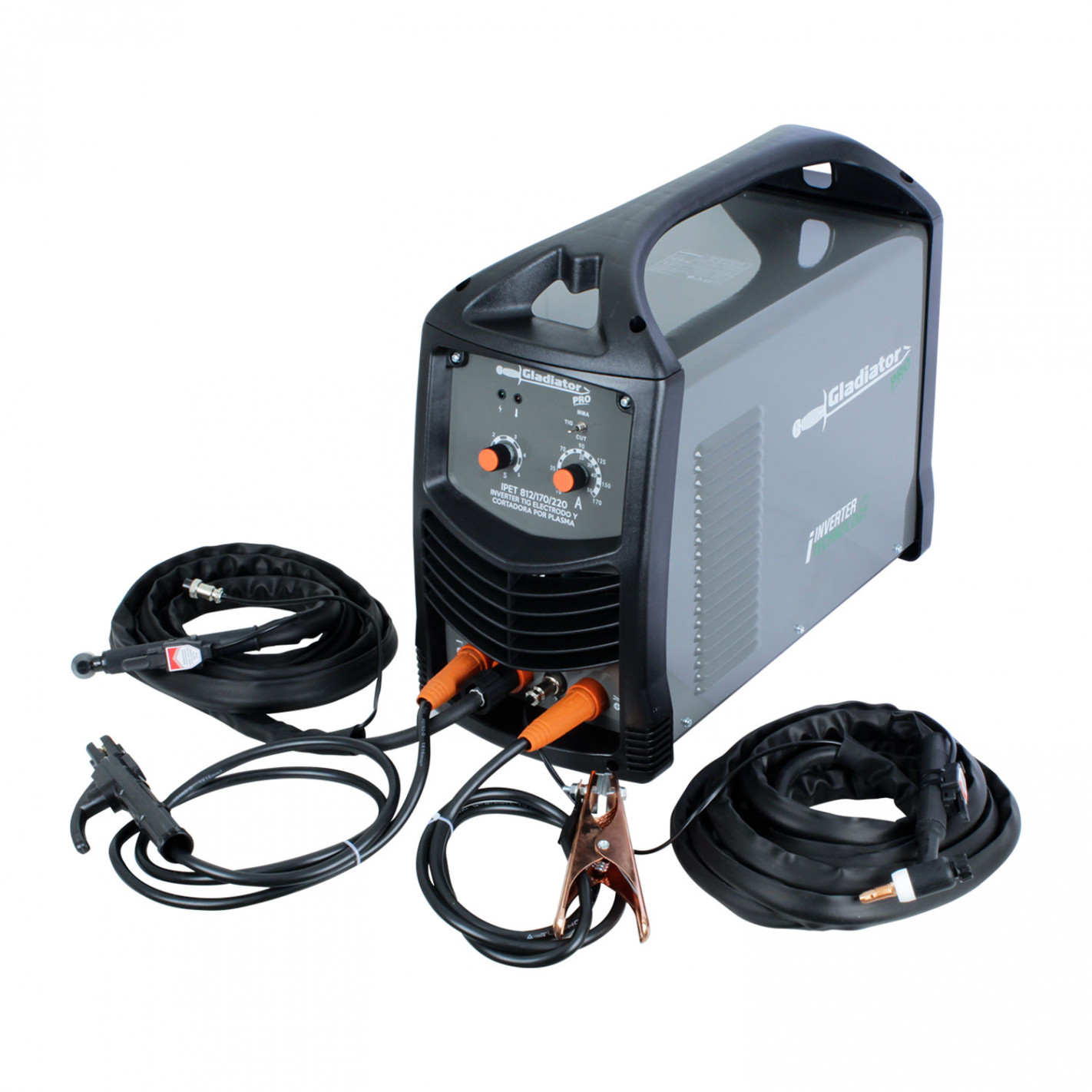 SOLDADORA GLADIATOR TIG PLASMA 170 IPET 812 1