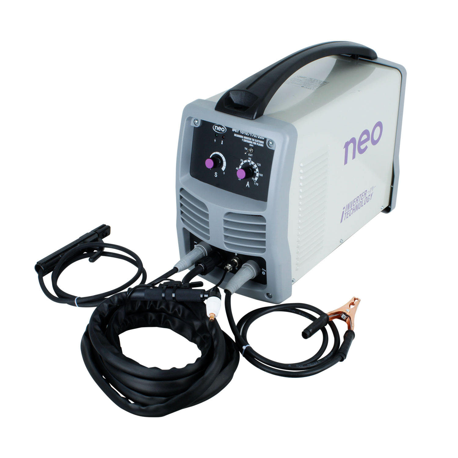 SOLDADORA NEO TIG ARCO CORTA PLASMA 170A IPET1012 170 1