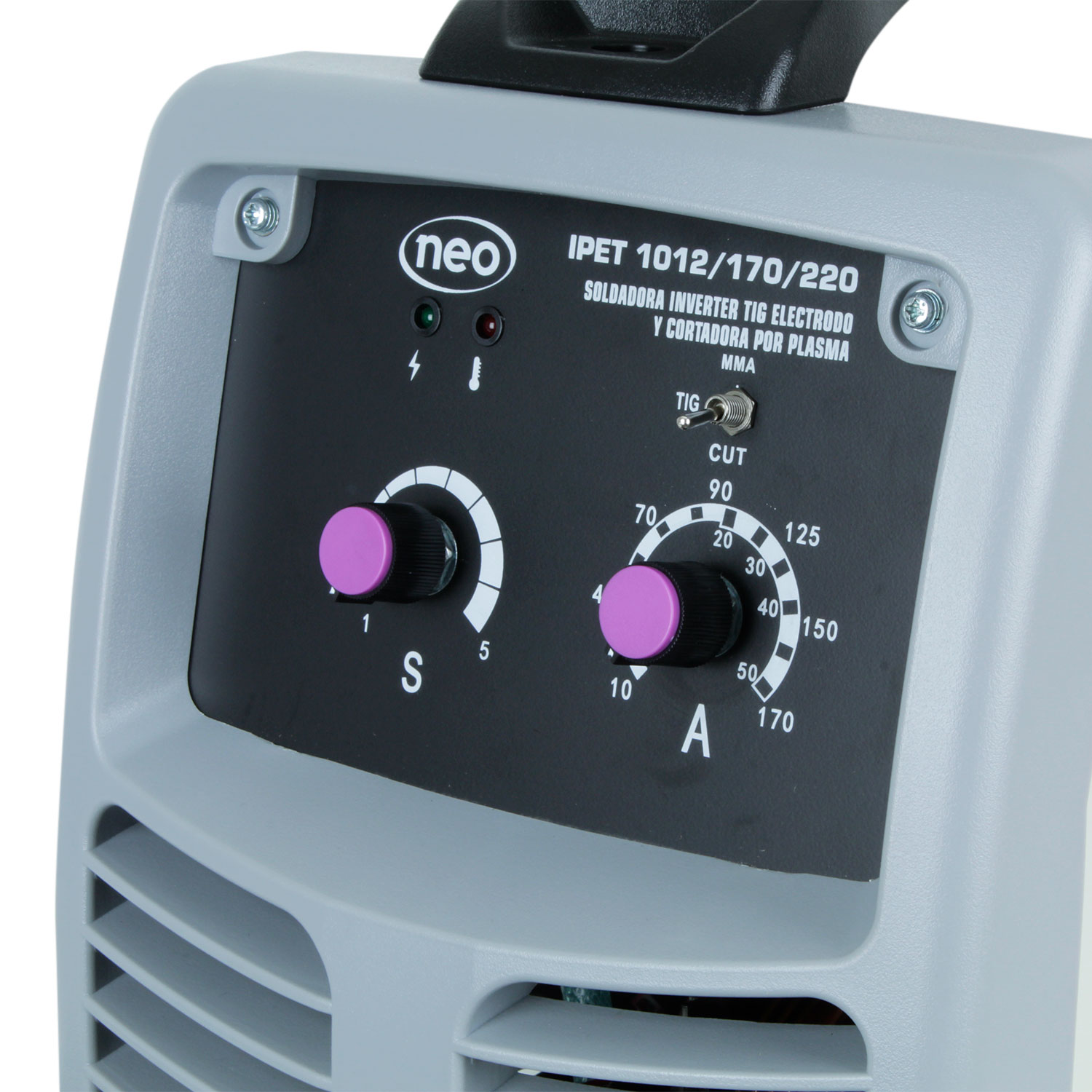 SOLDADORA NEO TIG ARCO CORTA PLASMA 170A IPET1012 170 3