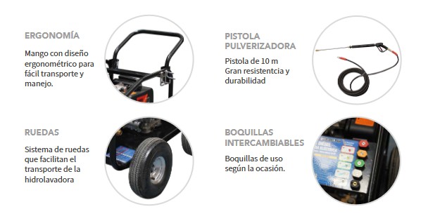 HIDROLAVADORA DIESEL LUSTER 250BAR 2