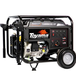 GENERADOR BENCINERO TOYAMA 7KW 220V P/ELECTRICA MOD.TG8000CXE-XP