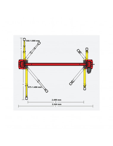 ELEVADOR 2 COLUMNAS CHALLENGER 4500KG 220V 3