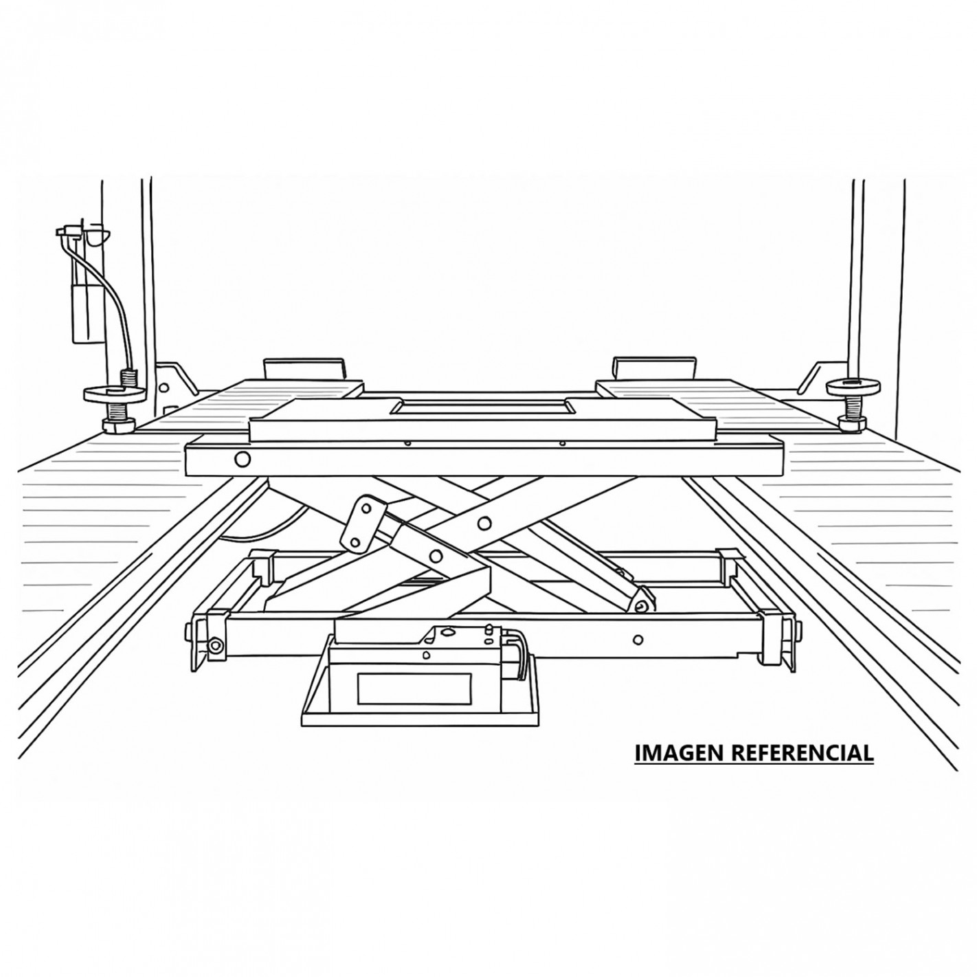 ELEVADOR 4 COLUMNAS HAUVREX 4500KG ALINEACION HFL4145E 3