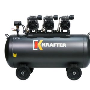 COMPRESOR DE AIRE KRAFTER LIBRE DE ACEITE 200LTS