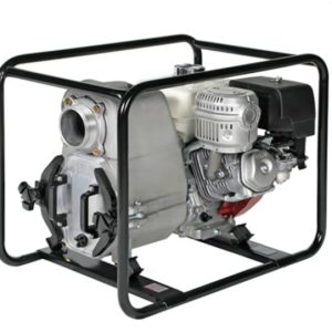 MOTOBOMBA TRASH TSURUMI 4X4 MOTOR HONDA GX-340 11HP AGUAS SUCIAS MOD.EPT3-100HA